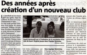 Article Nice-Matin du 04/08/2009