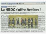 Article Nice-Matin du 08/10/2013
