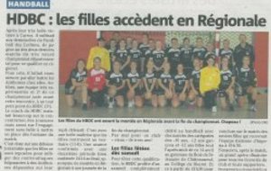 NOS FILLES QUALIFIEES EN REGIONALE !!!!!!!