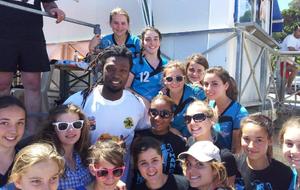 Les -16F et Séniores au sandball de Mandelieu