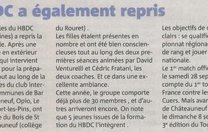 Article Nice-Matin du 28/08/2013