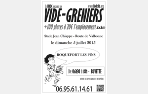 Vide-grenier du HBDC à Roquefort Les Pins