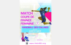 1er tour de Coupe de France des Séniores Filles à Chateauneuf contre BTP Nice