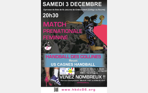 HBDC / US CAGNES - Championnat PNF