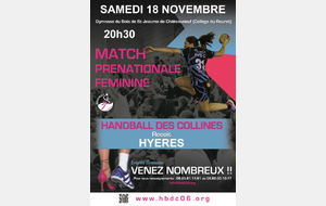 HBDC / HYERES    -     Championnat PNF