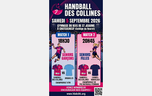Séniors Filles et Séniors Garçons : matchs à domicile ce samedi !